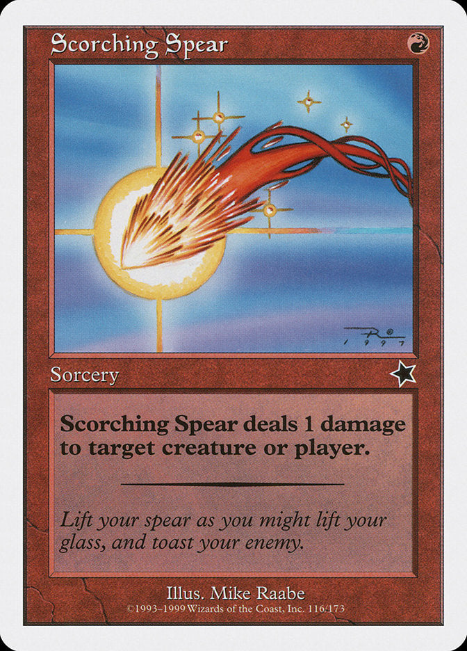 Scorching Spear [Starter 1999] | Play N Trade Winnipeg