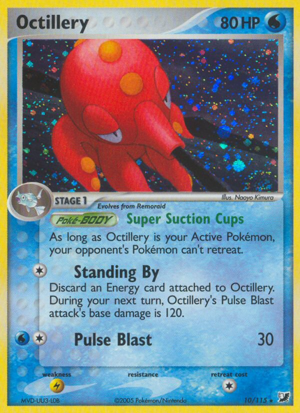 Octillery (10/115) [EX: Unseen Forces] | Play N Trade Winnipeg