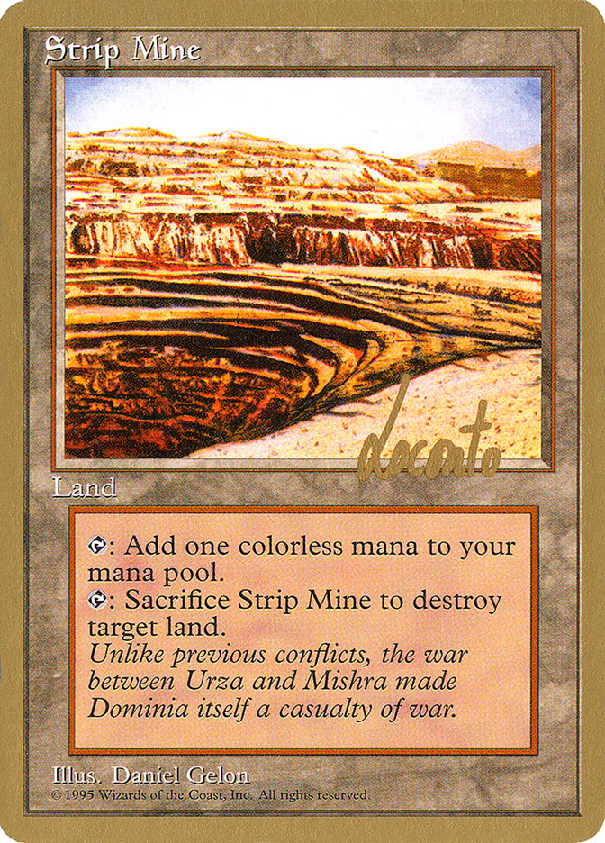 Strip Mine (Michael Loconto) [Pro Tour Collector Set] | Play N Trade Winnipeg