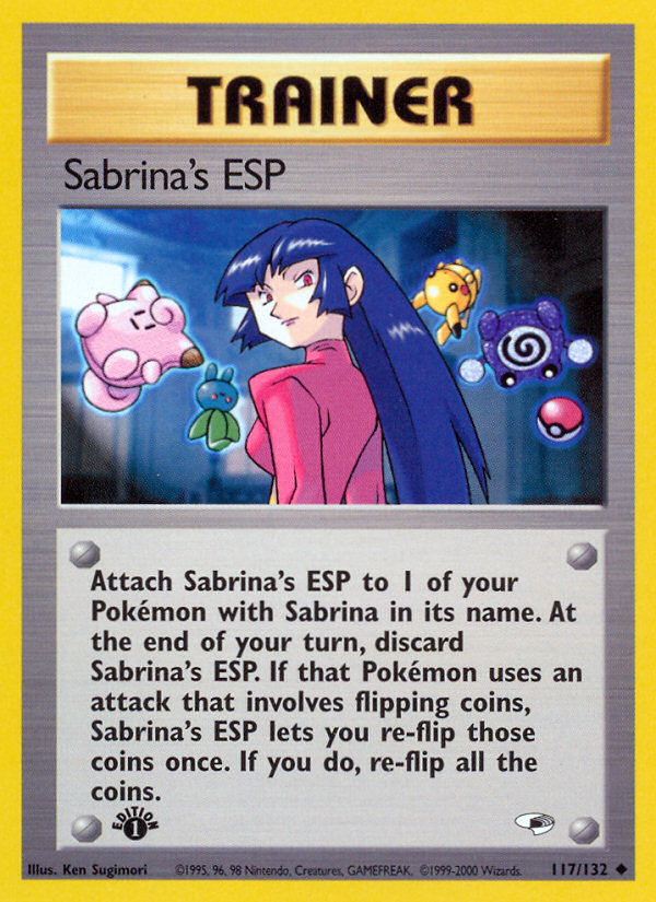 Sabrina's ESP (117/132) [Gym Heroes 1st Edition] | Play N Trade Winnipeg