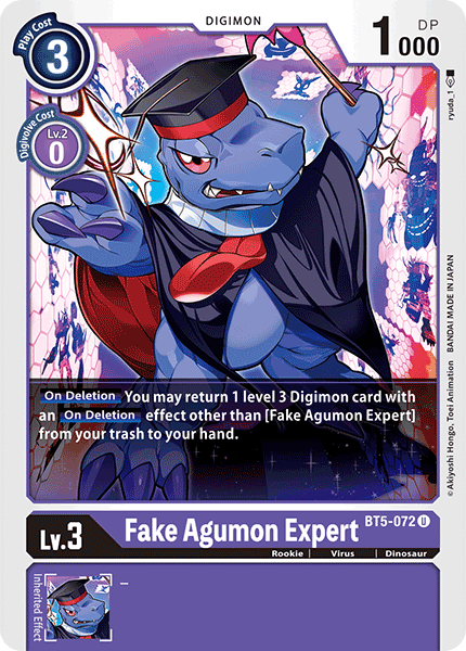 Fake Agumon Expert [BT5-072] [Battle of Omni] | Play N Trade Winnipeg