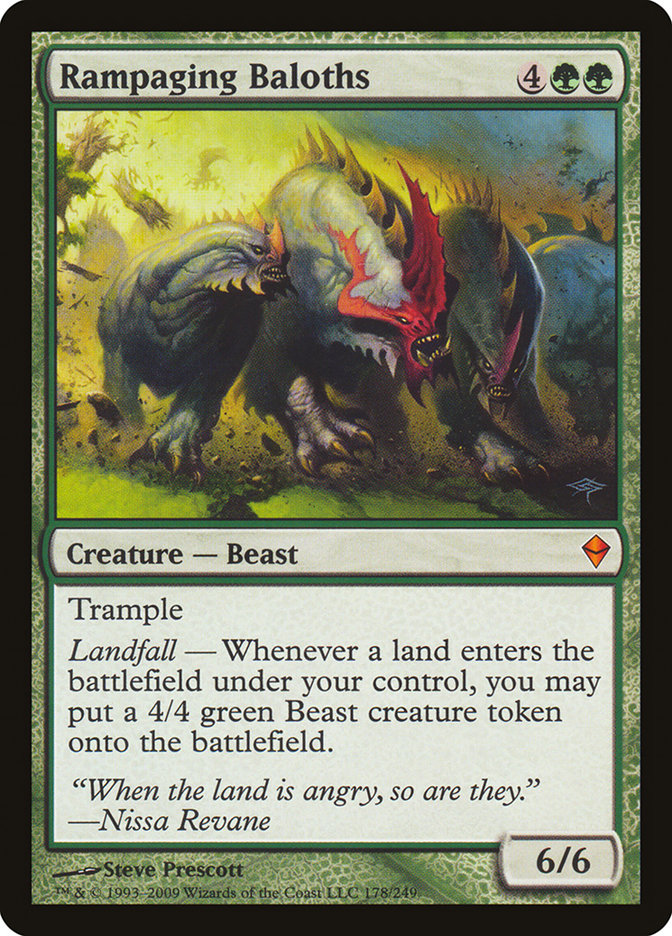 Rampaging Baloths [Zendikar] | Play N Trade Winnipeg