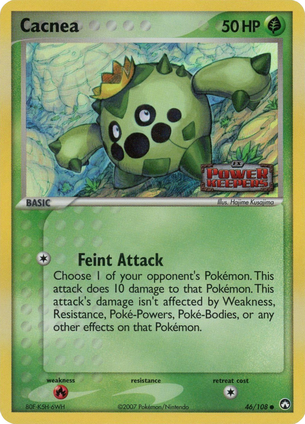 Cacnea (46/108) (Stamped) [EX: Power Keepers] | Play N Trade Winnipeg