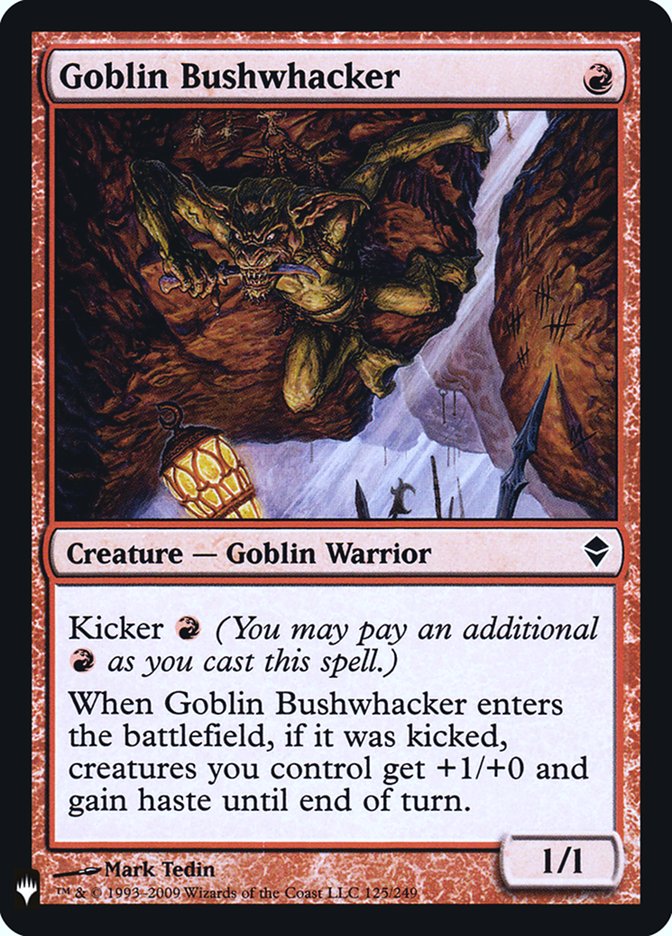 Goblin Bushwhacker [Mystery Booster] | Play N Trade Winnipeg