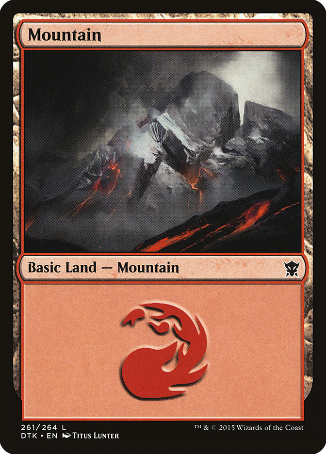 Mountain (261) [Dragons of Tarkir] | Play N Trade Winnipeg