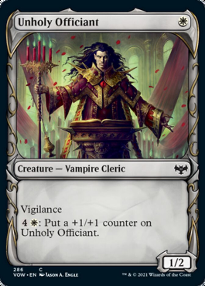 Unholy Officiant (Showcase Fang Frame) [Innistrad: Crimson Vow] | Play N Trade Winnipeg