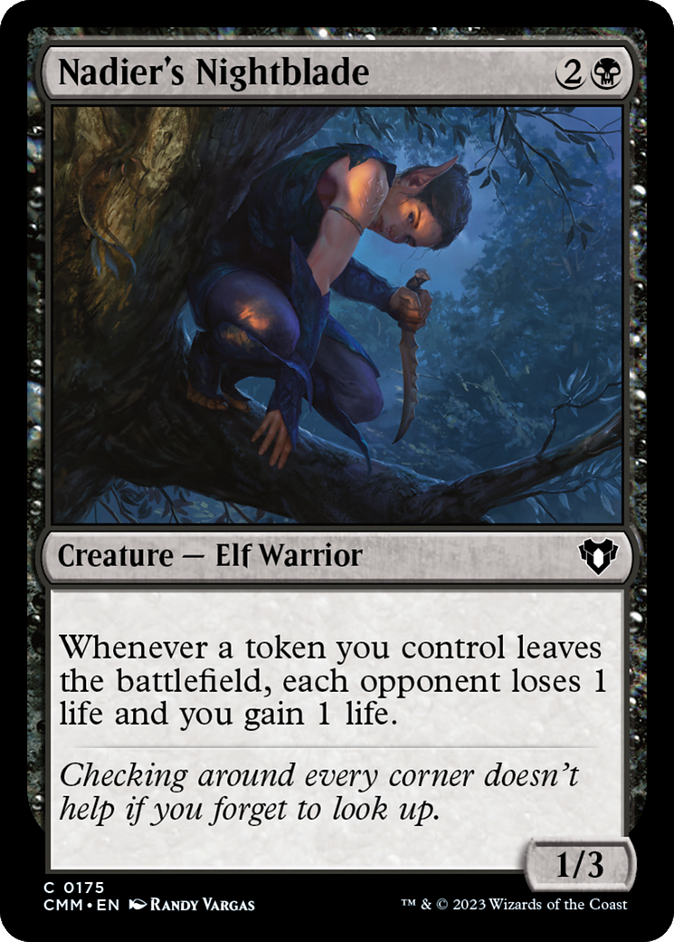 Nadier's Nightblade [Commander Masters] | Play N Trade Winnipeg