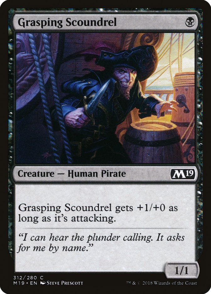 Grasping Scoundrel [Core Set 2019] | Play N Trade Winnipeg