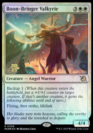 Boon-Bringer Valkyrie [March of the Machine Prerelease Promos] | Play N Trade Winnipeg