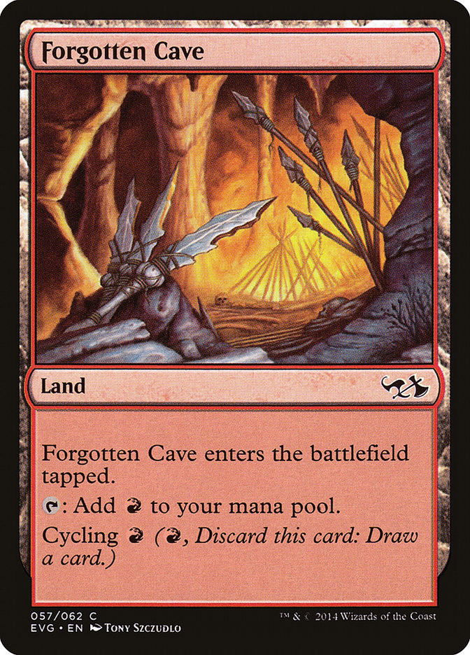 Forgotten Cave (Elves vs. Goblins) [Duel Decks Anthology] | Play N Trade Winnipeg