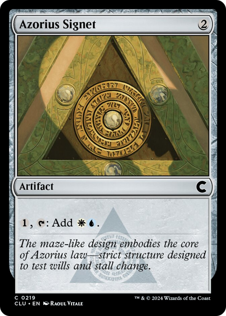 Azorius Signet [Ravnica: Clue Edition] | Play N Trade Winnipeg