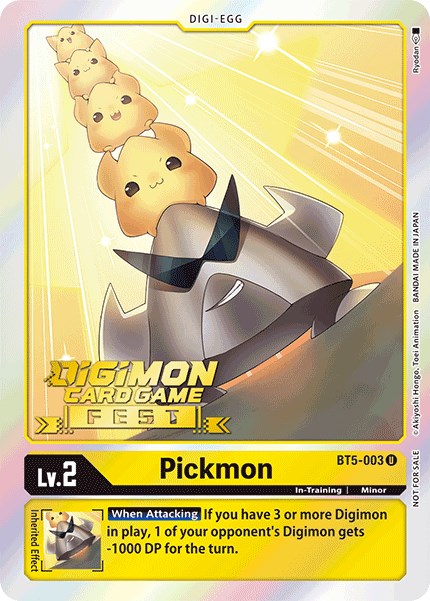 Pickmon [BT5-003] (Digimon Card Game Fest 2022) [Battle of Omni Promos] | Play N Trade Winnipeg