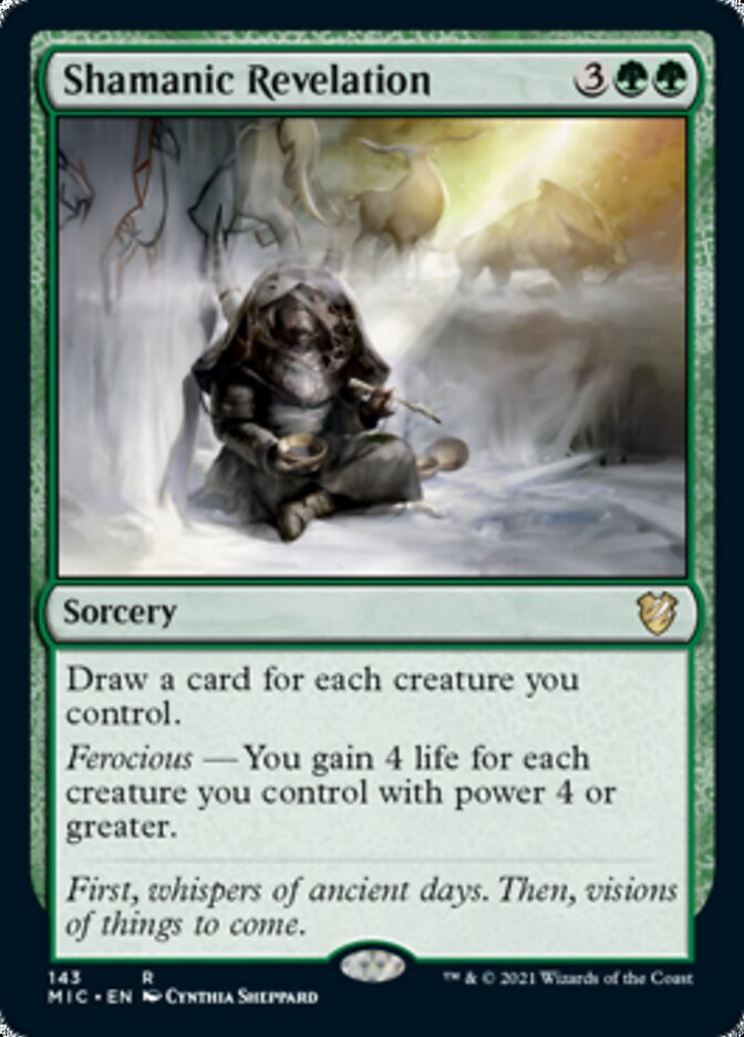 Shamanic Revelation [Innistrad: Midnight Hunt Commander] | Play N Trade Winnipeg