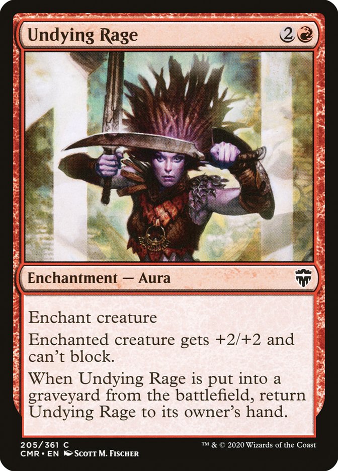 Undying Rage [Commander Legends] | Play N Trade Winnipeg