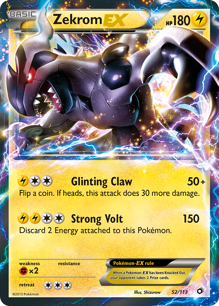 Zekrom EX (52/113) [Black & White: Legendary Treasures] | Play N Trade Winnipeg