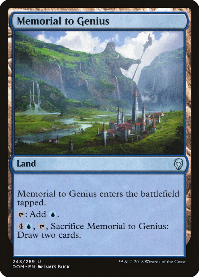 Memorial to Genius [Dominaria] | Play N Trade Winnipeg