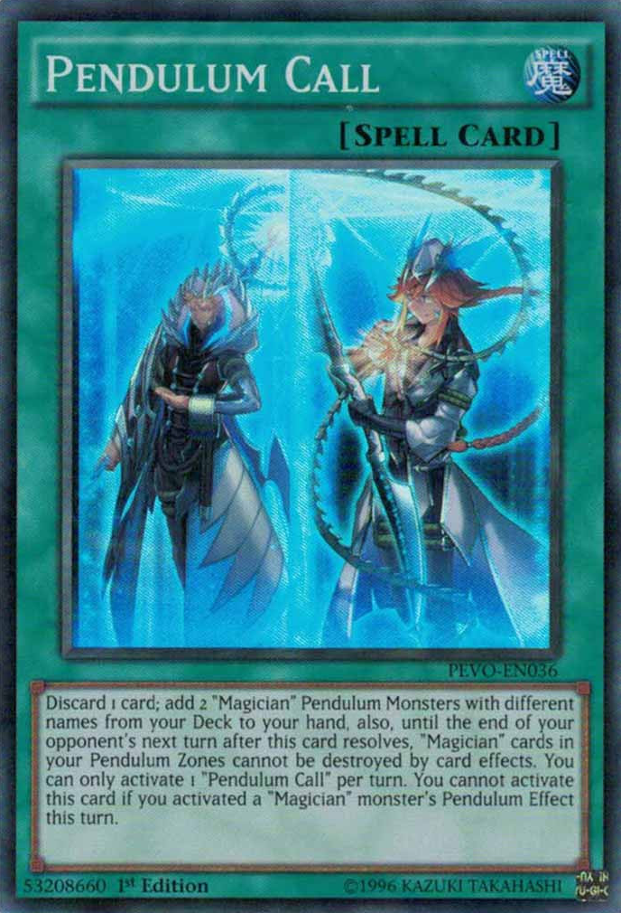 Pendulum Call [PEVO-EN036] Super Rare | Play N Trade Winnipeg
