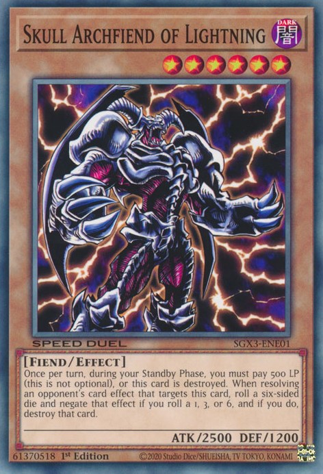 Skull Archfiend of Lightning [SGX3-ENE01] Common | Play N Trade Winnipeg