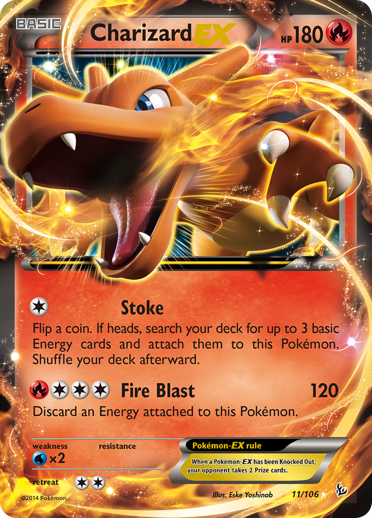 Charizard EX (11/106) [XY: Flashfire] | Play N Trade Winnipeg