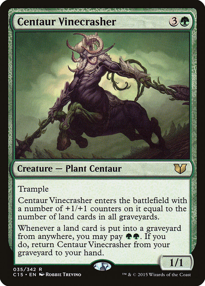 Centaur Vinecrasher [Commander 2015] | Play N Trade Winnipeg