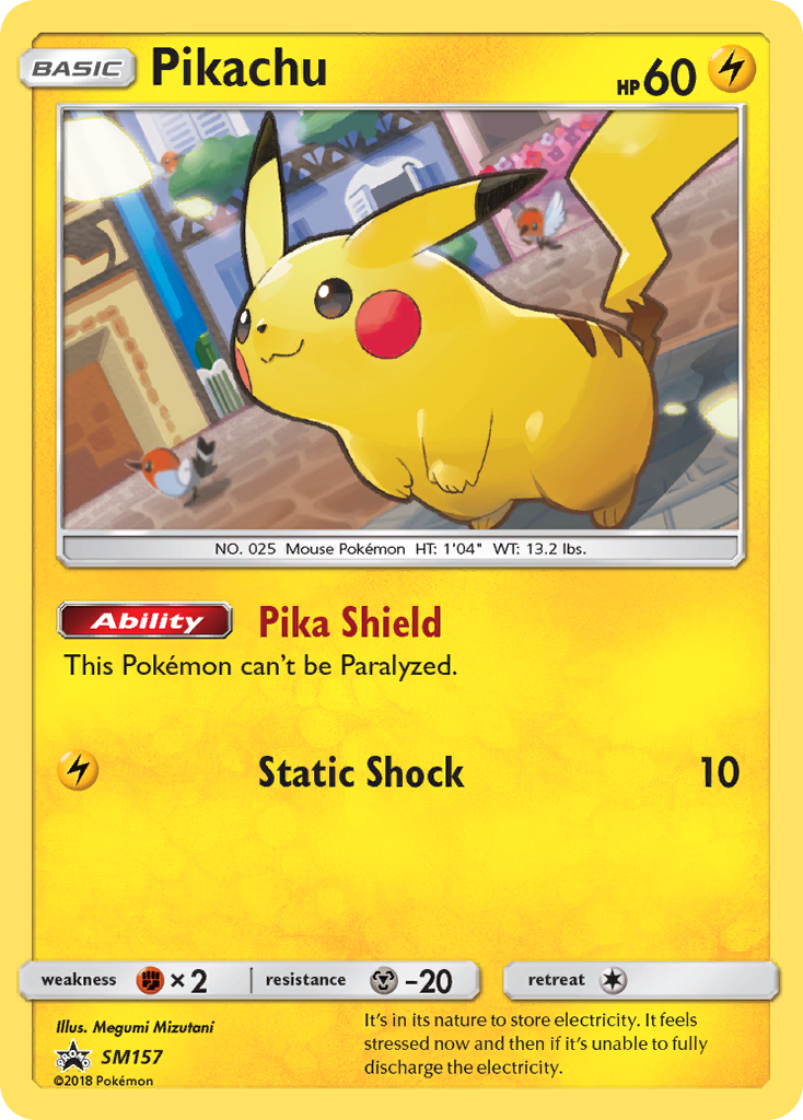 Pikachu (SM157) [Sun & Moon: Black Star Promos] | Play N Trade Winnipeg