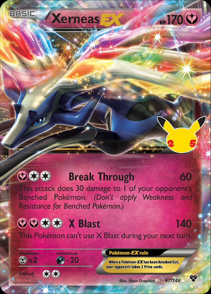 Xerneas EX (97/146) [Celebrations: 25th Anniversary - Classic Collection] | Play N Trade Winnipeg