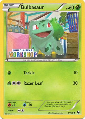 Bulbasaur (1/108) (Build A Bear Workshop Exclusive) [Black & White: Dark Explorers] | Play N Trade Winnipeg