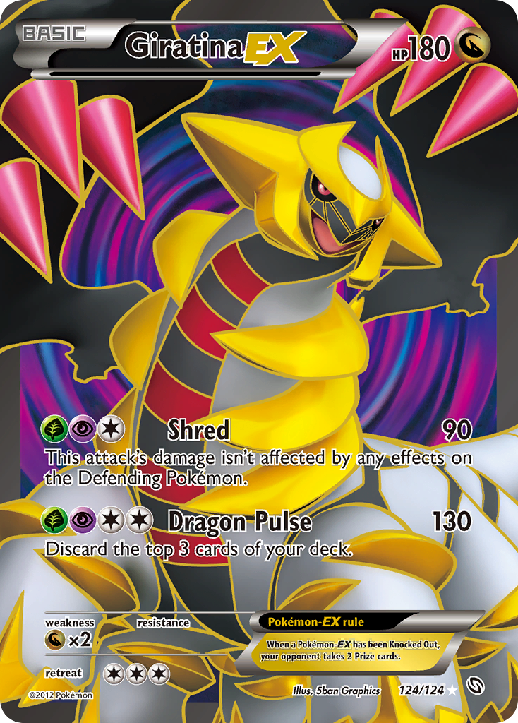 Giratina EX (124/124) [Black & White: Dragons Exalted] | Play N Trade Winnipeg