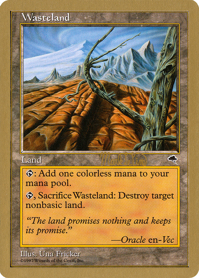 Wasteland (Mark Le Pine) [World Championship Decks 1999] | Play N Trade Winnipeg