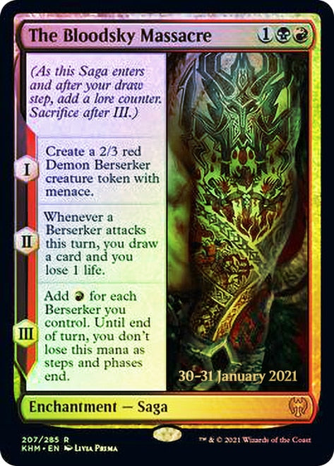 The Bloodsky Massacre [Kaldheim Prerelease Promos] | Play N Trade Winnipeg