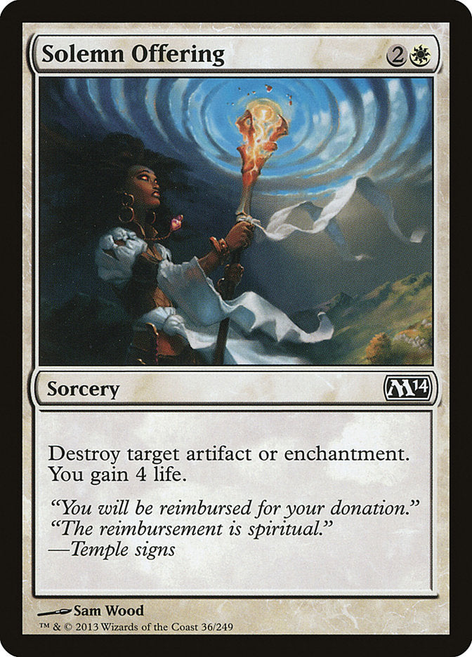 Solemn Offering [Magic 2014] | Play N Trade Winnipeg