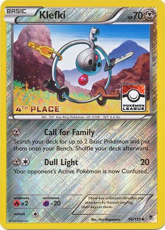 Klefki (66/119) (League Promo 4th Place) [XY: Phantom Forces] | Play N Trade Winnipeg