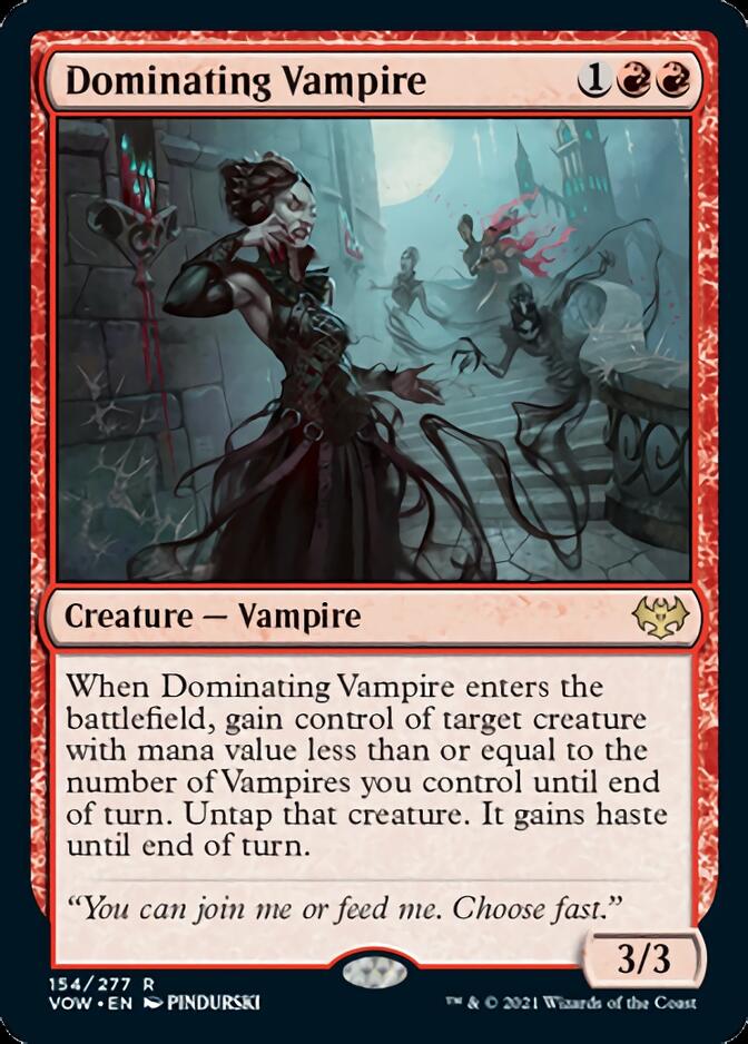 Dominating Vampire [Innistrad: Crimson Vow] | Play N Trade Winnipeg