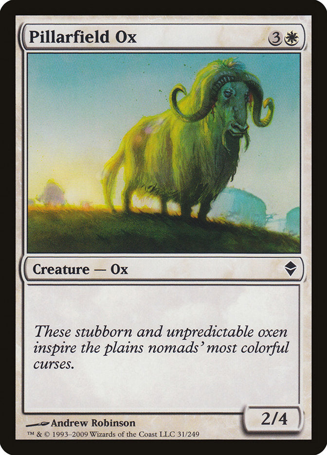 Pillarfield Ox [Zendikar] | Play N Trade Winnipeg