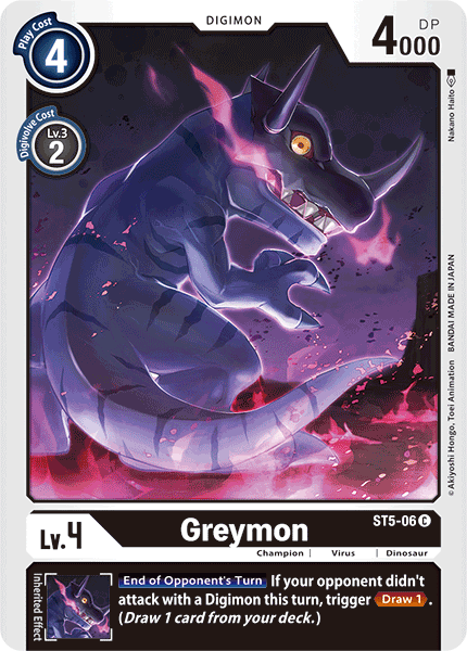 Greymon [ST5-06] [Starter Deck: Machine Black] | Play N Trade Winnipeg