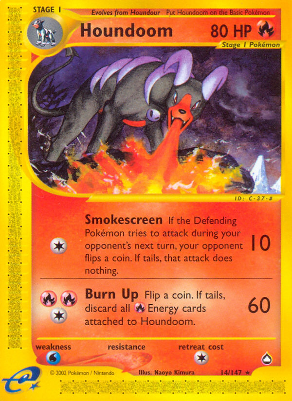 Houndoom (14/147) [Aquapolis] | Play N Trade Winnipeg