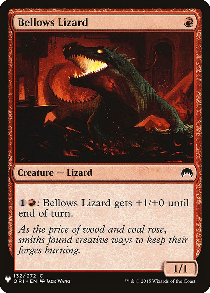 Bellows Lizard [Mystery Booster] | Play N Trade Winnipeg