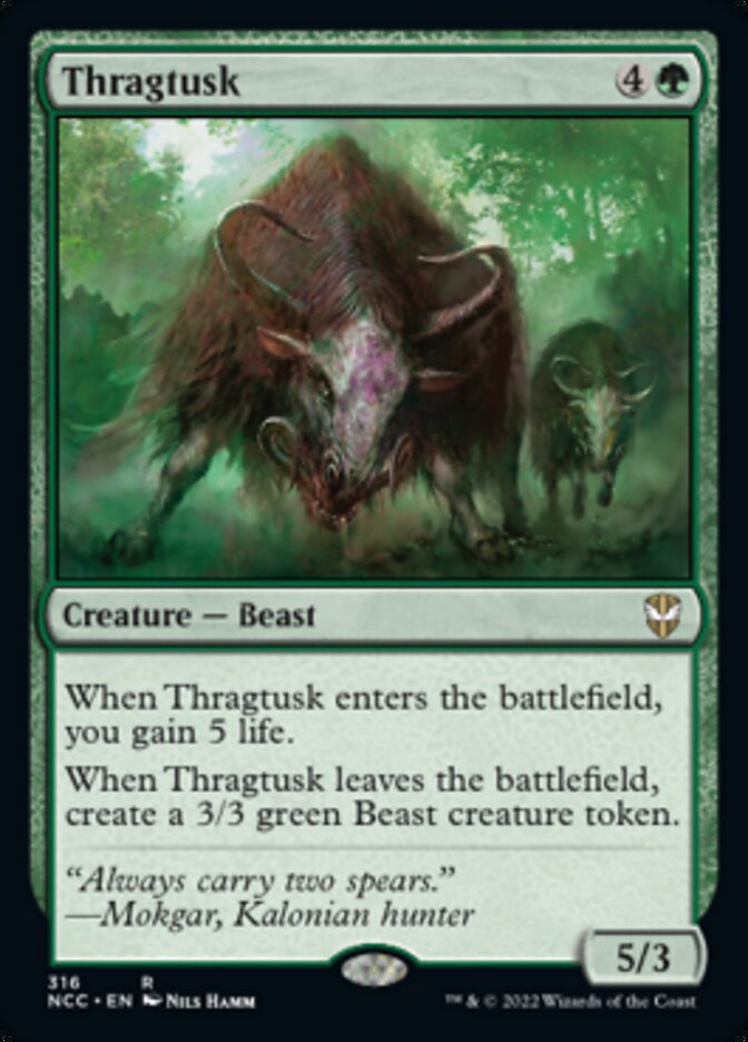 Thragtusk [Streets of New Capenna Commander] | Play N Trade Winnipeg
