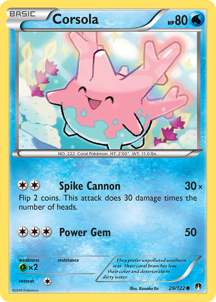 Corsola (29/122) [XY: BREAKpoint] | Play N Trade Winnipeg