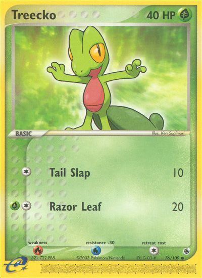 Treecko (76/109) [EX: Ruby & Sapphire] | Play N Trade Winnipeg