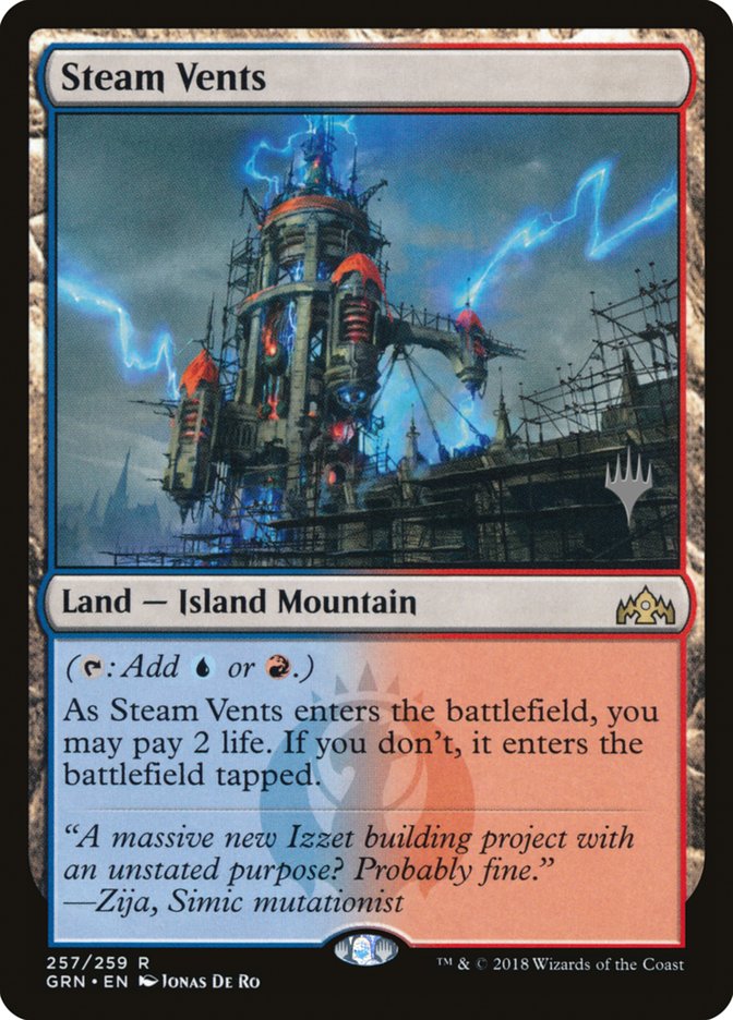 Steam Vents (Promo Pack) [Guilds of Ravnica Promos] | Play N Trade Winnipeg