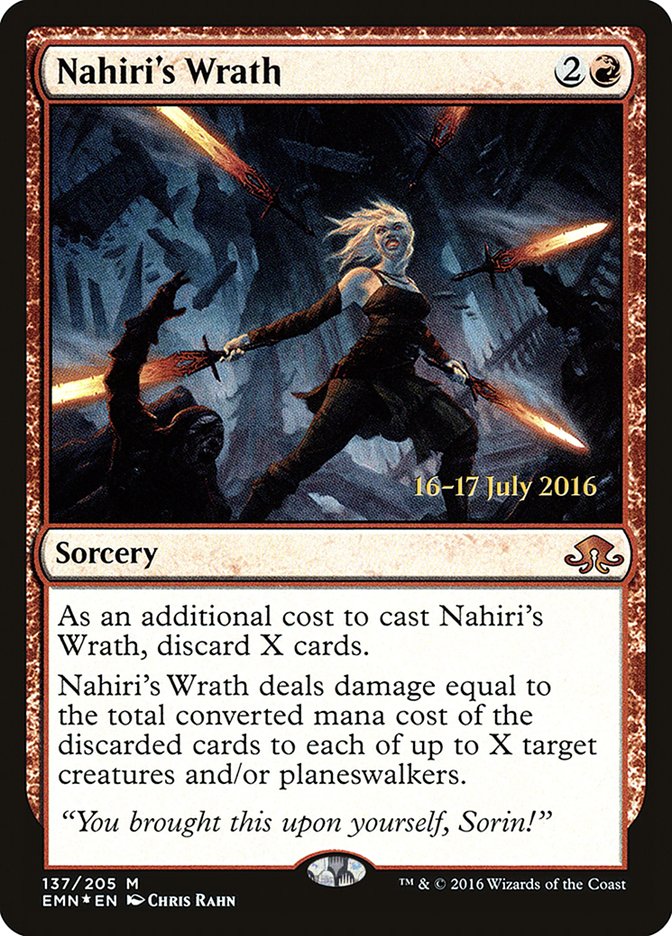 Nahiri's Wrath  (Prerelease) [Eldritch Moon Promos] | Play N Trade Winnipeg