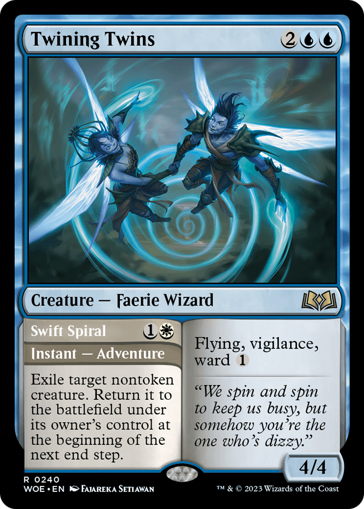 Twining Twins // Swift Spiral [Wilds of Eldraine] | Play N Trade Winnipeg