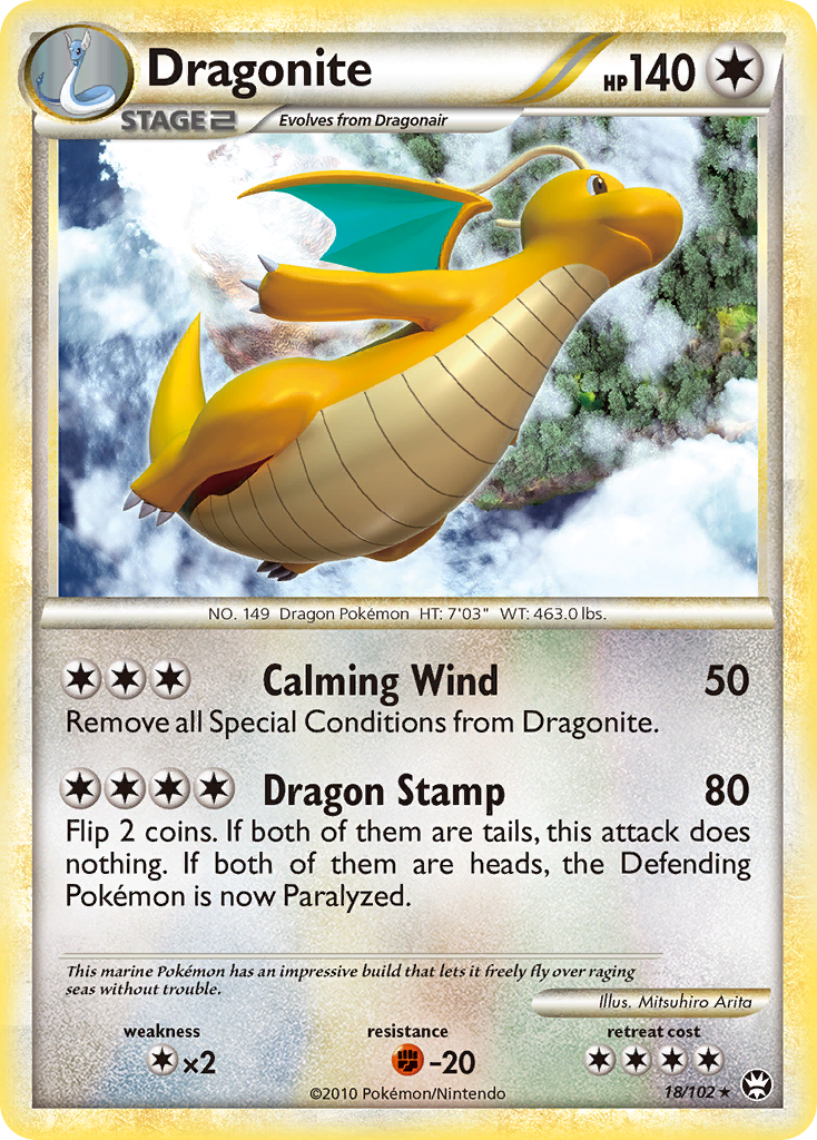 Dragonite (18/102) [HeartGold & SoulSilver: Triumphant] | Play N Trade Winnipeg