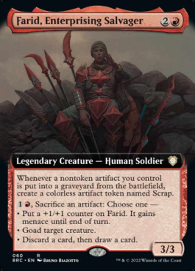 Farid, Enterprising Salvager (Extended Art) [The Brothers' War Commander] | Play N Trade Winnipeg