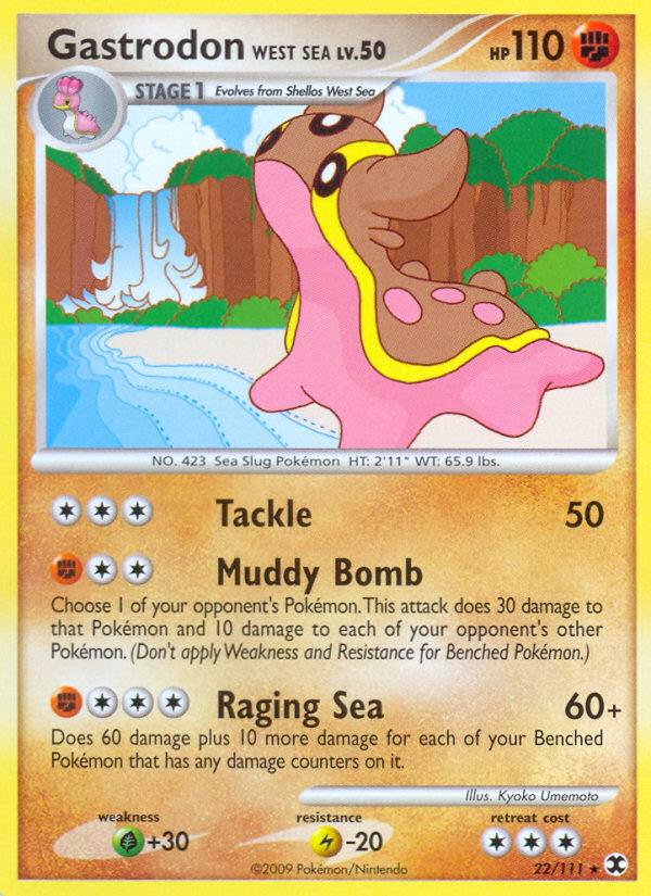 Gastrodon West Sea (22/111) [Platinum: Rising Rivals] | Play N Trade Winnipeg