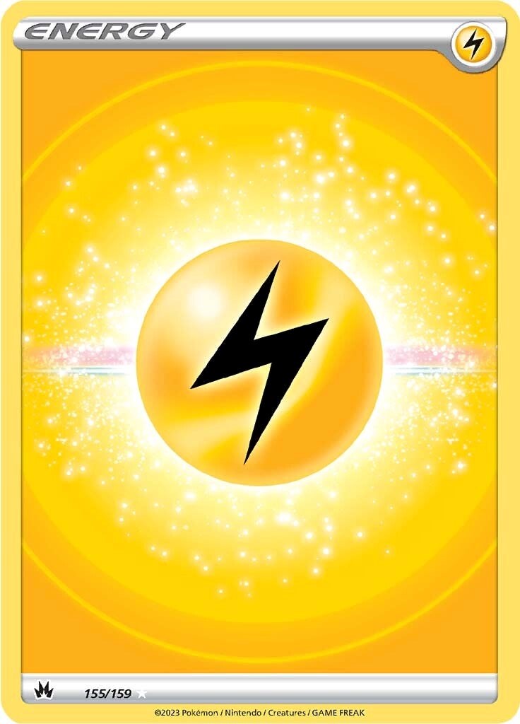 Lightning Energy (155/159) (Texture Full Art) [Sword & Shield: Crown Zenith] | Play N Trade Winnipeg