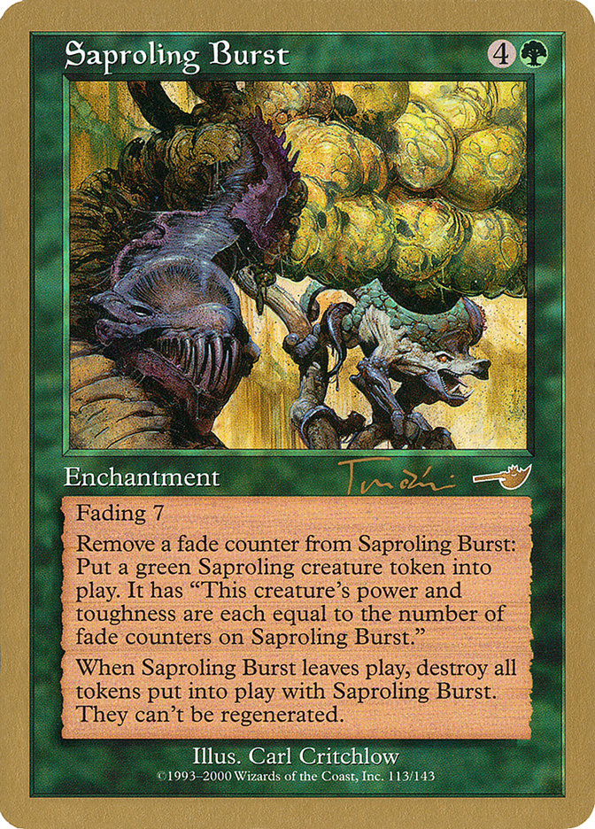 Saproling Burst (Jan Tomcani) [World Championship Decks 2001] | Play N Trade Winnipeg