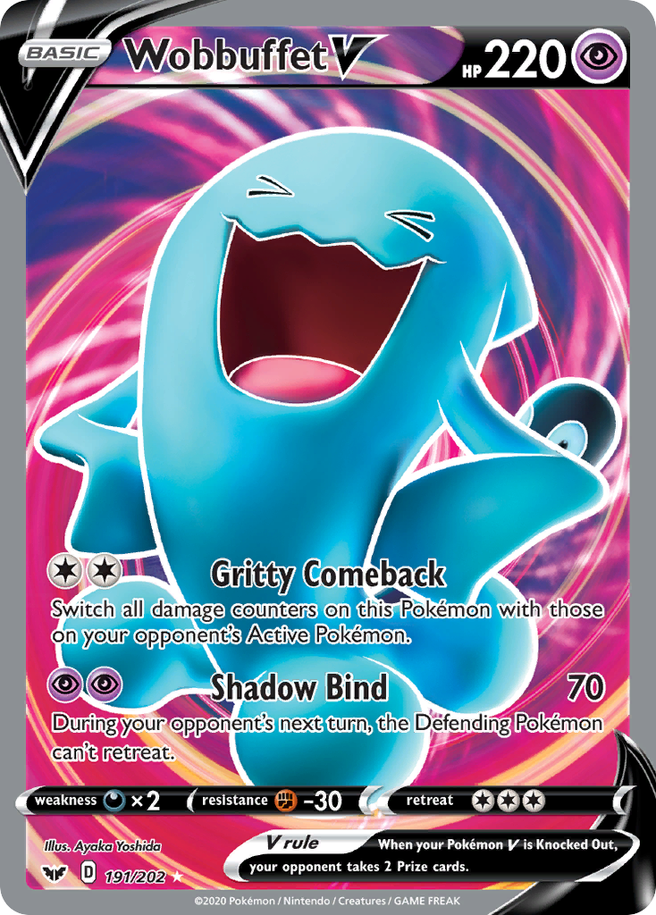 Wobbuffet V (191/202) [Sword & Shield: Base Set] | Play N Trade Winnipeg