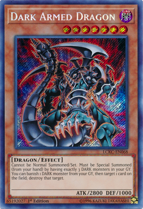 Dark Armed Dragon [LCKC-EN068] Secret Rare | Play N Trade Winnipeg